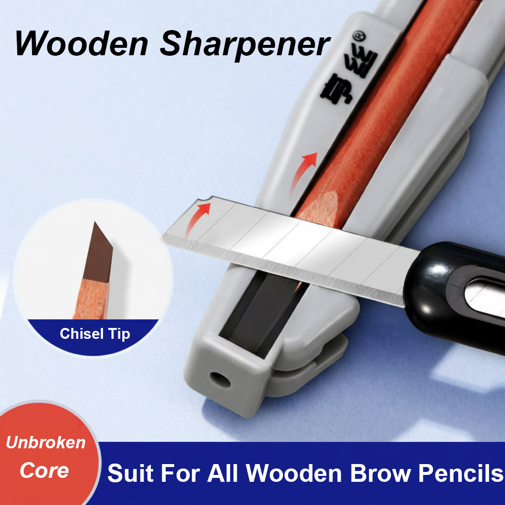 مبراة أقلام الحواجب الخشبية لط - مراجعة Tool Set وسعره